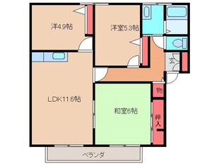 グランシャリオAの物件間取画像